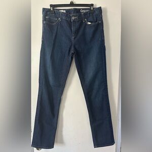 GAP Women's Dark Blue Straight Leg Jeans